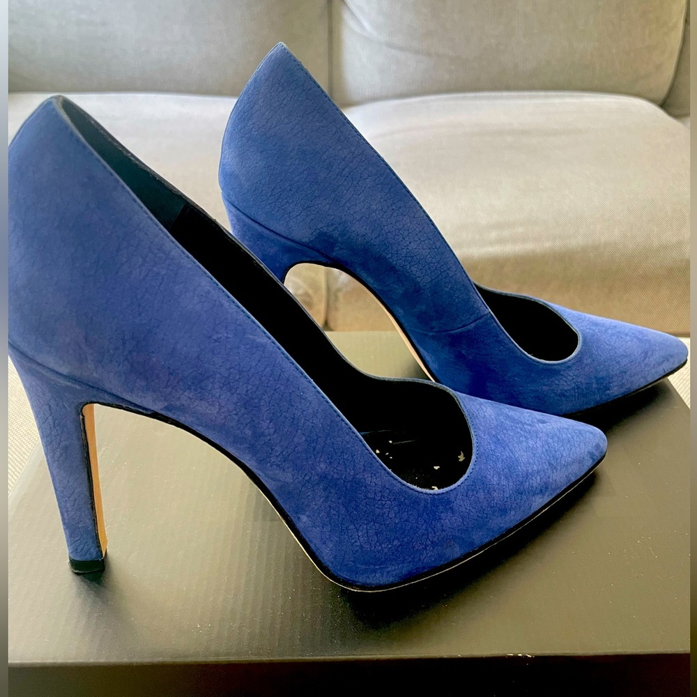 Blue pumps by Opening Ceremony